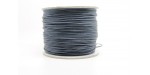 100 metres lacet coton cire 0.8mm bleu fonce