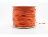 100 metres lacet coton cire 0.8mm orange