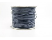 100 metres lacet coton cire 1mm bleu nuit