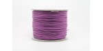 100 metres lacet coton cire 1mm Violet Clair