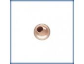 25 Perles 3.0mm Trou 1.0mm 1/20 14K Rose Gold Filled
