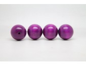 500 perles rondes bois violet 6 mm