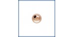 2 Perles 8.0mm Trou 2.0mm 1/20 14K Rose Gold Filled