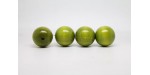 100 perles rondes bois vert clair 16 mm