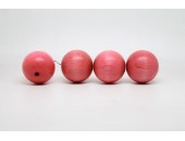 500 perles rondes bois rose 6 mm