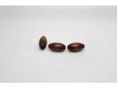 500 olives bois marron fonce 4x8 mm