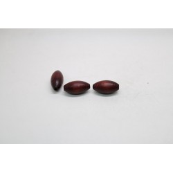 250 olives bois marron 6x12 mm