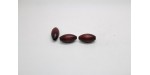 250 olives bois marron 6x12 mm