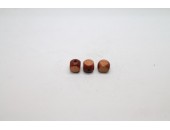 1 000 cubes arrondis bois noisette 6 mm