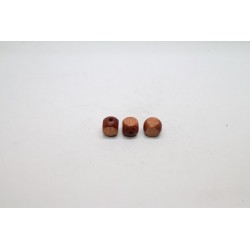 500 cubes arrondis bois noisette 8 mm