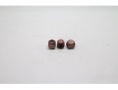 1 000 cubes arrondis bois marron clair 6 mm