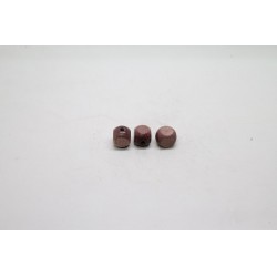 500 cubes arrondis bois marron clair 8 mm