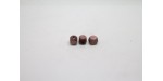 250 cubes arrondis bois marron clair 10 mm