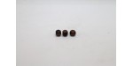 1 000 cubes arrondis bois marron fonce 6 mm