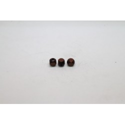 250 cubes arrondis bois marron fonce 10 mm