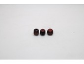 1 000 cubes arrondis bois marron 6 mm
