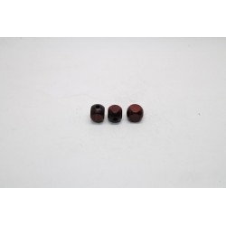 500 cubes arrondis bois marron 8 mm