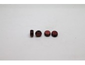 500 pastilles bois marron 6x3 mm