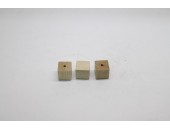 500 cubes bois naturel 6 mm