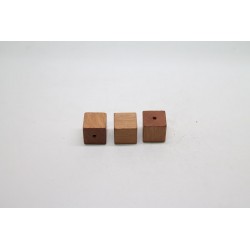 1 000 cubes bois noisette 4 mm