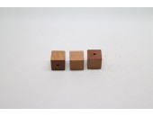 500 cubes bois noisette 6 mm