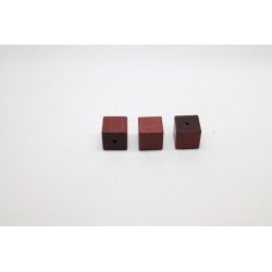 1 000 cubes bois marron 4 mm