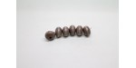500 robolles gros trou bois marron clair 12x8.3 mm