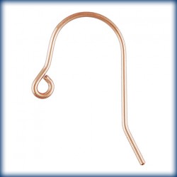 3 Paires B/O Crochet americain Fil 0.76mm 1/20 14K Rose Gold Filled