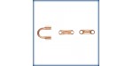 25 Passes Cables Trou 0.78mm 1/20 14K Rose Gold Filled