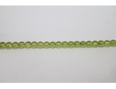 1200 perles verre olivine 3mm