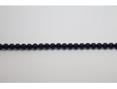 150 perles verre marine 12mm