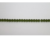 600 perles verre olivine terac 6mm