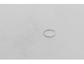 500 anneaux ovale argente 6x8mm / 0.80mm