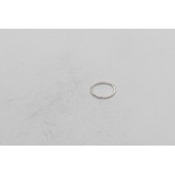 500 anneaux ovale argente 6x8mm / 0.80mm