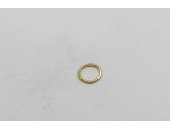 500 anneaux ovale dore 7x8mm / 0.80mm