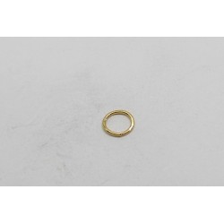 500 anneaux ovale dore 7x8mm / 0.80mm