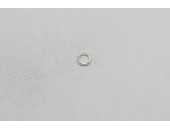 1000 anneaux ronds argente 5mm / 0.90mm