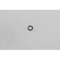 1000 anneaux ronds black metal 5mm / 0.90mm