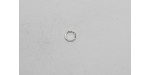 500 anneaux ronds argente 6mm / 1.00mm