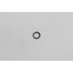 500 anneaux ronds black metal 6mm / 1.00mm