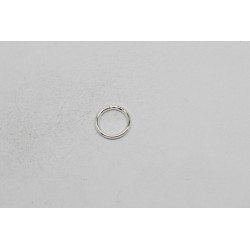 500 anneaux ronds argente 8mm / 1.00mm