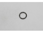 250 anneaux ronds black metal 10mm / 1.20mm