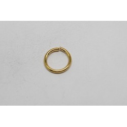 250 anneaux ronds dore 12mm / 1.40mm