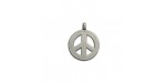 25 Peace and love 15mm argentes