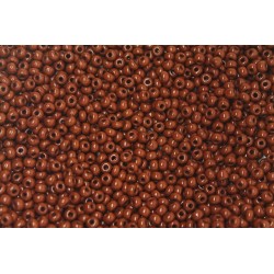 500 grs rocaille marron opaque 5/0