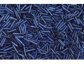 250 grs rocaille tube bleu 10mm