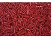 250 grs rocaille tube rouge 10mm