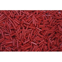 250 grs rocaille tube rouge 10mm