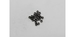 25 grs perles a ecraser black metal 1.2 mm (~850 pcs)