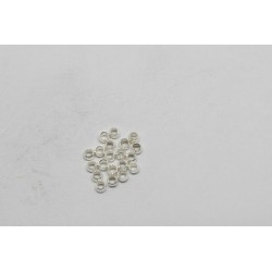 25 grs perles a ecraser argente 1.6 mm (~500 pcs)